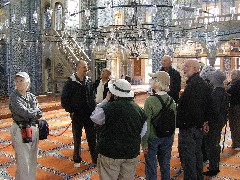 Trips; Turkey; Ruth Dorrough; Adnan Duvenci; Vernon (Vern) Char; Anne Schaaf; Angelika Levien; Calvin Whitehall; Virginia (Ginger) Fulton; Blue Mosque